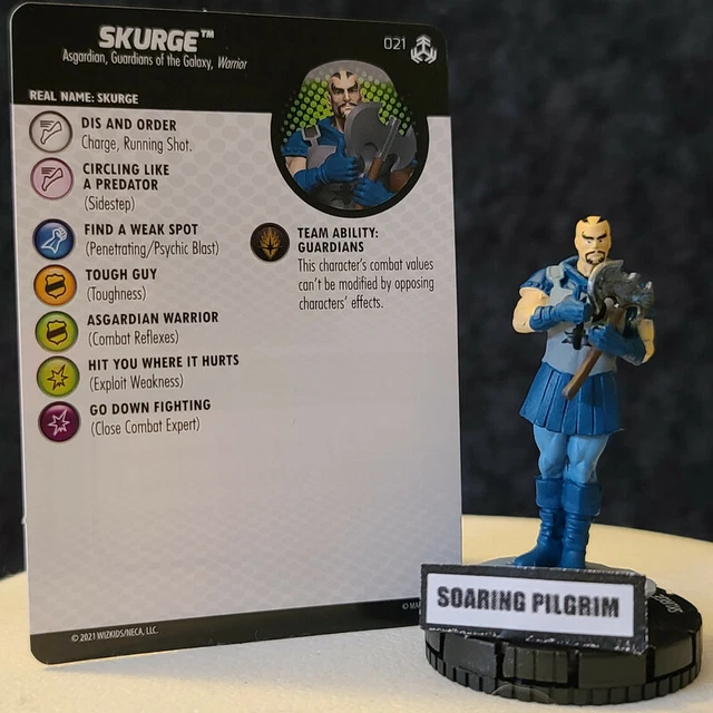 SKURGE - 021 UNCOMMON War of the Realms Marvel Heroclix #21