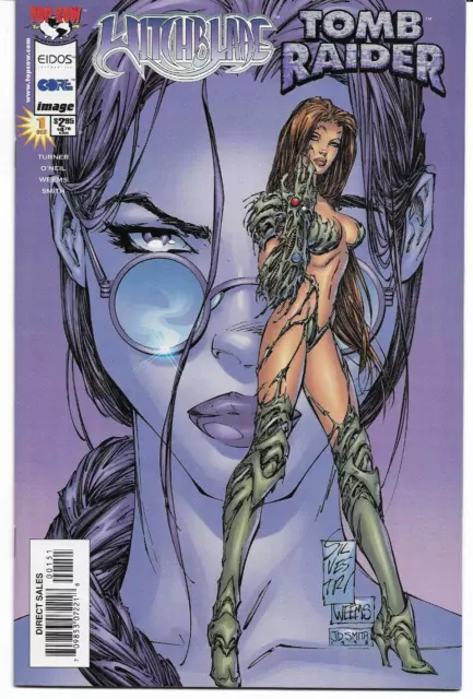 WITCHBLADE / TOMB RAIDER SPECIAL Vol. 1 #1 (Dec 1998) LARA CROFT VARIANT COVER B