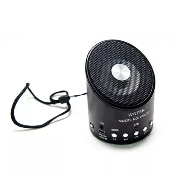 Mini Speaker Portatile Cassa Ws-a9 Fm Radio Lettore Sd Usb Jack 3,5mm