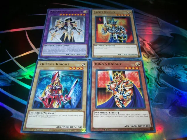 Arcana Knight Joker + Queen's Knight + King's + Jack's Knight Set KICO Yu-Gi-Oh