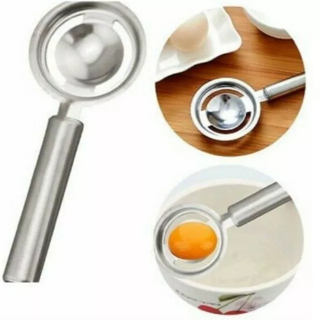 Egg White Yolk Separator Stainless Steel Baking Tool Sieve Cooking Divider Cake