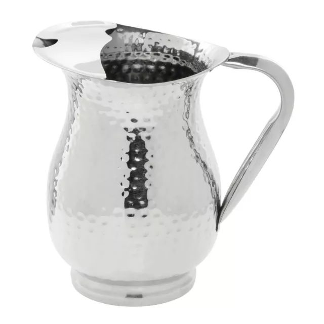 HUBERT® Stainless Steel Water Pitcher with Ice Guard 48 Ounce 3