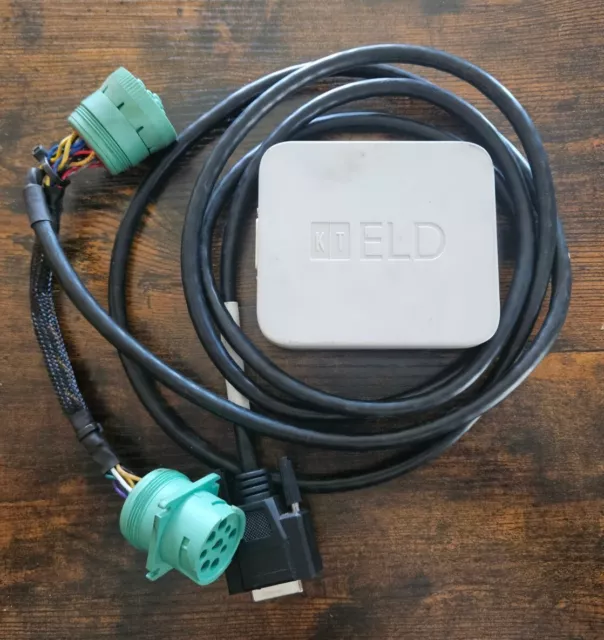 Keep Truckin ELD LBB-3 Electronic Logging Device and connector wire