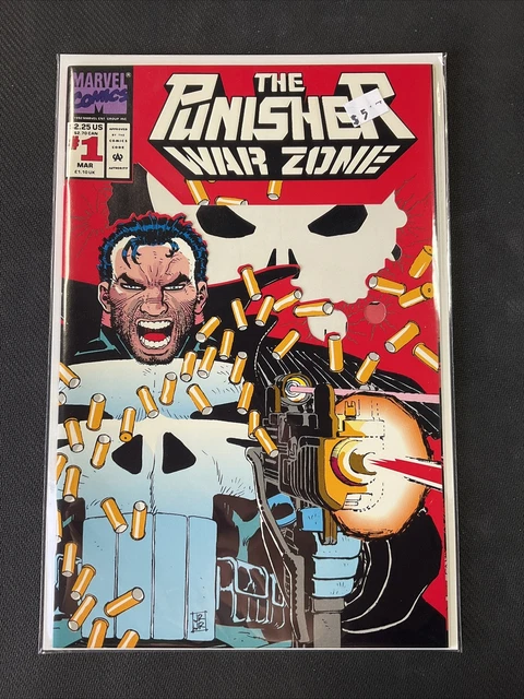 Marvel Comics 1992 The Punisher War Zone #1 Comic Book🔮