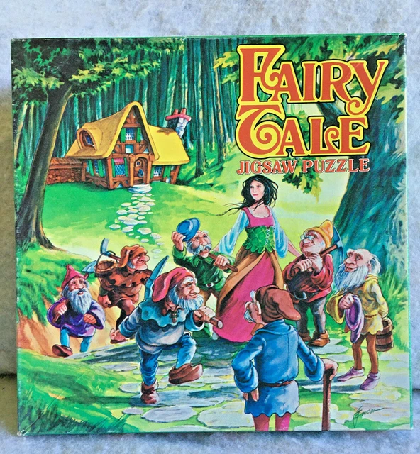 VINTAGE FAIRY TALE Jigsaw Puzzle Snow White 49 pieces 1976 EUR 10,07 ...