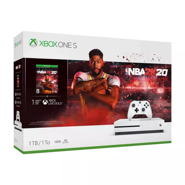 Xbox 234-00998 One S NBA 2k20 Bundle 1TB Console