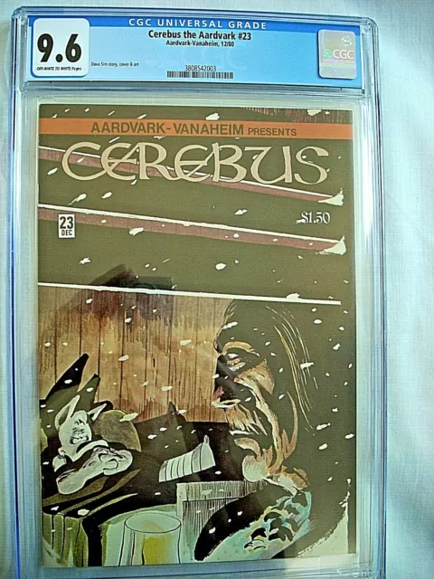 Aardvark-Vanaheim CEREBUS #23 CGC 9.6 NM+  Dave Sim 1980