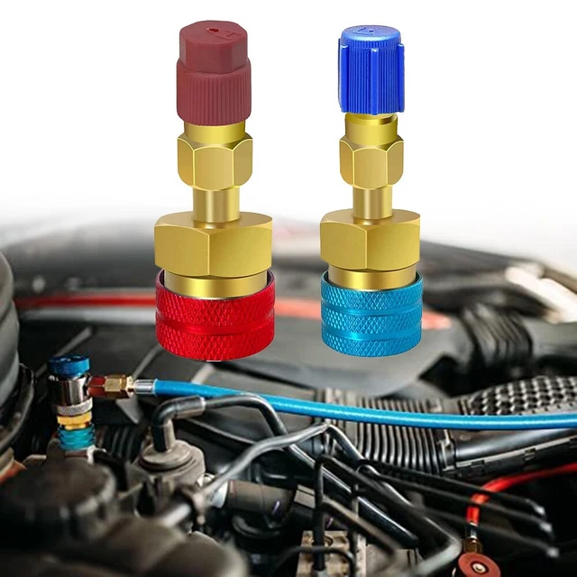 Adaptateur de bouteille de conditionneur de voiture, connecteur de couremplaçant rapide pour R134A 1/4SAE G3/4