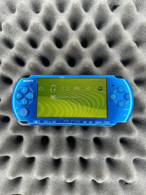 PSP Playstation Portable Vibrant Blue PSP-3000 VB from Japan Game SONY NEW