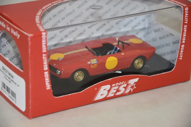 BEST-MODEL 9638 Scale 1/43 LANCIA FULVIA COUPE 1.2 N 119 RALLY TOUR DE CORSE 196