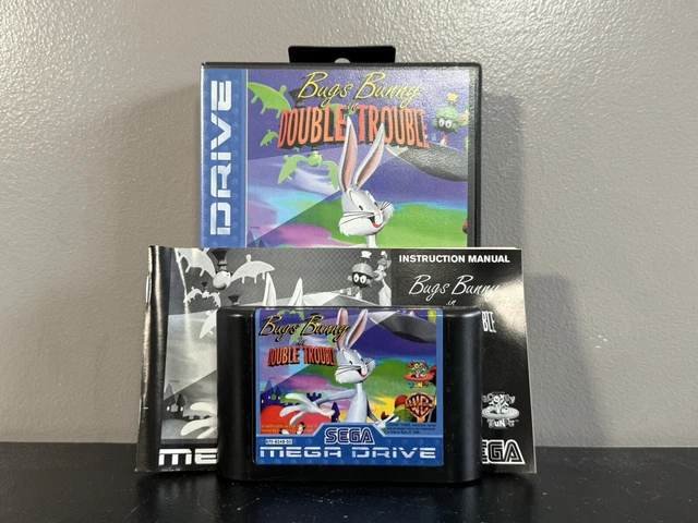 Jeu Bugs Bunny In Double Trouble Sur SEGA Megadrive - Complet, En Boîte Et En Très Bon état (PAL)