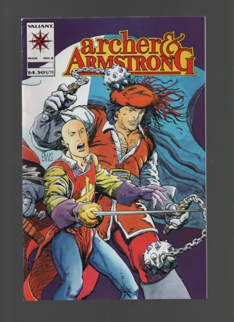 Archer & Armstrong #8 / Eternal Warrior #8 - March 1993 - Valiant Comics.