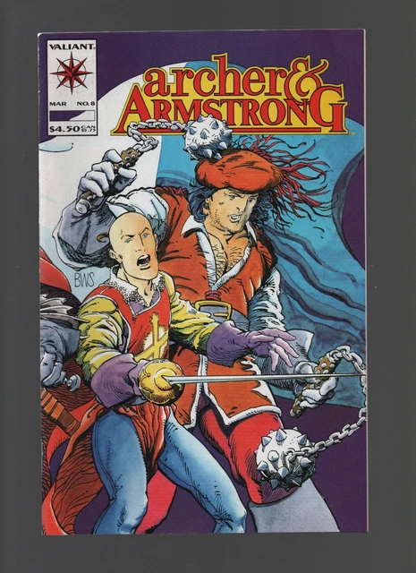 Archer & Armstrong #8 / Eternal Warrior #8 - March 1993 - Valiant Comics.