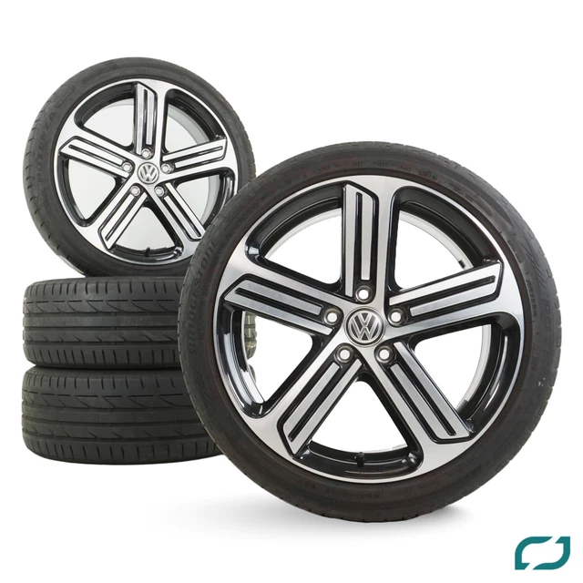 ORIGINAL VW GOLF 7 GTI GTD R Cadiz Sommerräder Sommerreifen 18Zoll 225 ...