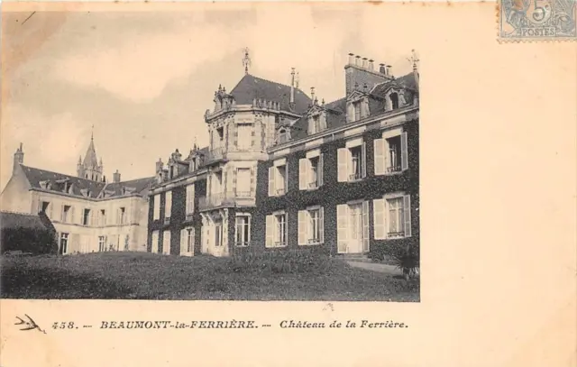 Cpa 58 Beaumont La Ferriere Chateau De La Ferriere