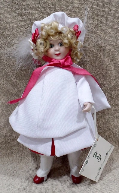 Hamilton Collection Porcelain Holly doll