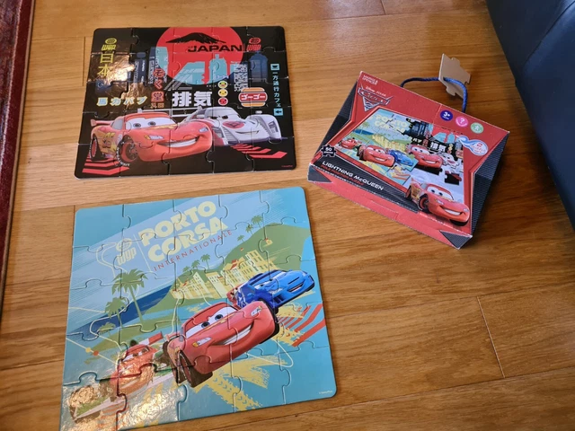 DISNEY CARS 2 Jigsaw Puzzle Lightning McQueen, 2 x 25 Piece Puzzles £3. ...