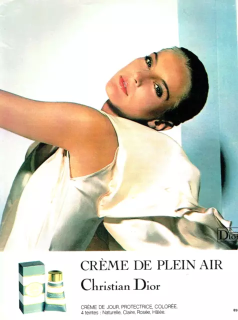 publicité Advertising 0423  1990  cosmétiques cremes Beuté   Dior