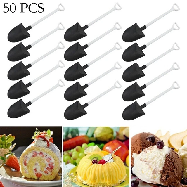 Vajilla pala cuchara para helado pastel plástico vajilla para servir no tóxica
