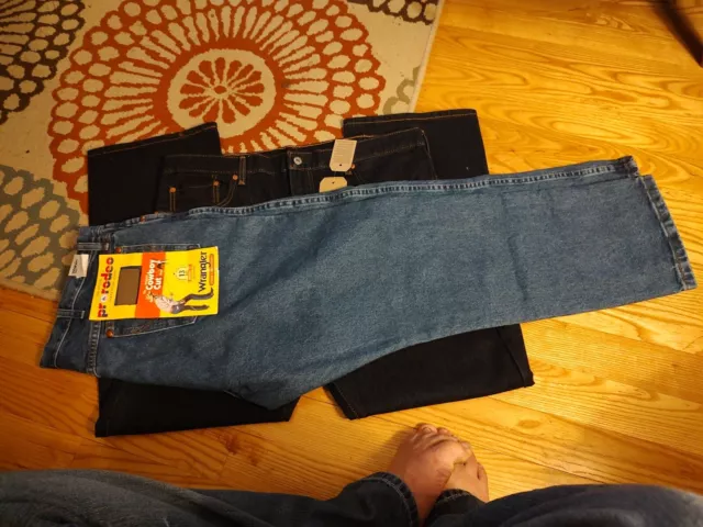NEW! WRANGLER COWBOY Cut Original Fit Jeans Pro Rodeo Competition 40x30 ...