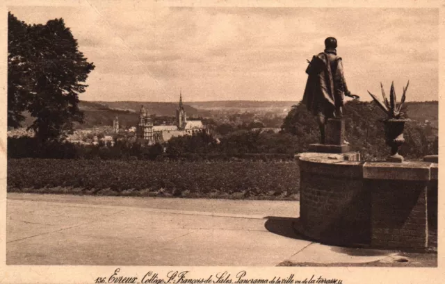 CPA 27 - EVREUX (Eure) - Collège St-François-de-Sales - Panorama de la Ville