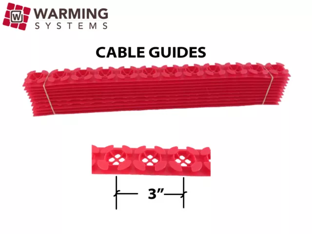 Electric Tile Radiant Warm Floor Heat Heated Kit, 120V, All Sizes Available 3