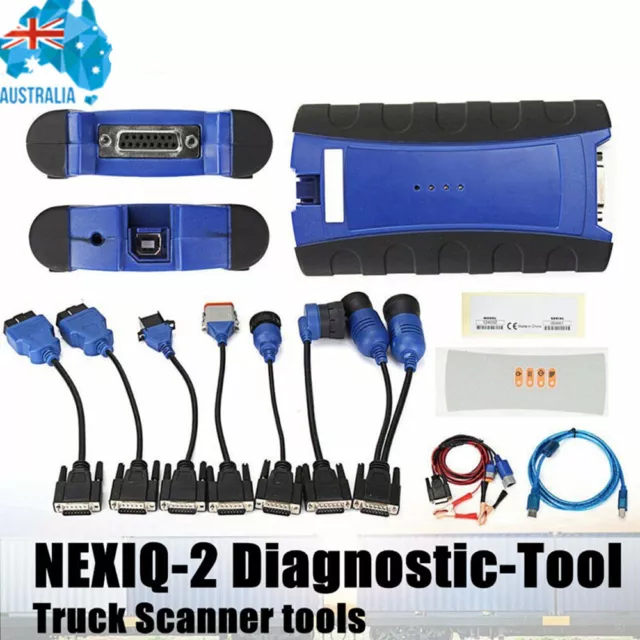 NEXIQ-2 Diagnostic-Tool Diesel Truck Scanner USB Bluetooth Link OBDII Heavy Duty