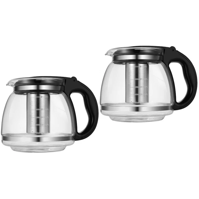 2 pcs Blooming Tea Maker Tea Kettle with Infuser Kungfu Teaware