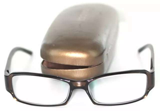 GUCCI Brille Braun-Gold schimmernd glasses FASSUNG