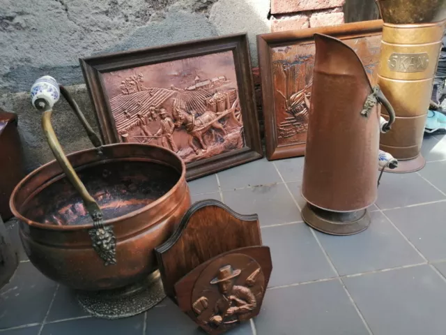 coussinets en maille de cuivre sur une pagaie en bois 16274231