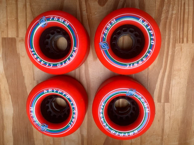 Lot De 4 Roues De Skateboard PU - 52x30mm, Noires, Remplacement