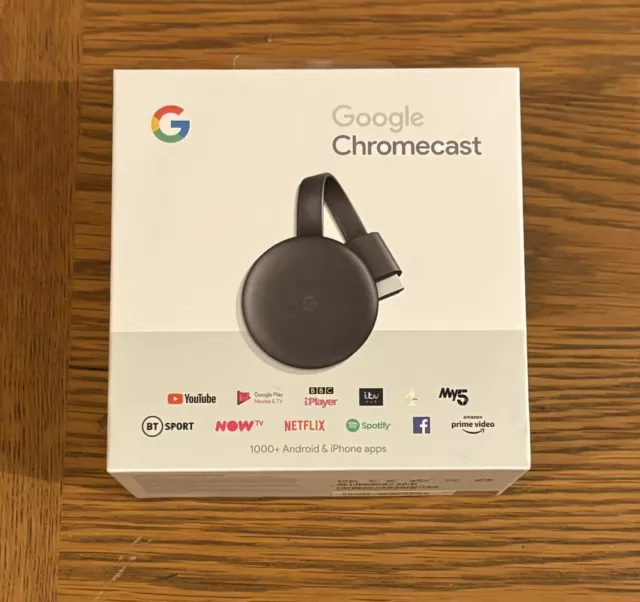 Google Chromecast 3rd Gen HD Digital Media Streamer - Charcoal