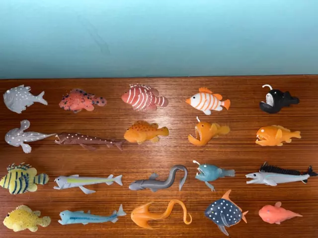 🐡DeAgostini🐟Sammelfiguren🐙Konvolut🐠Seeungeheuer🦈Meeresmonster🪼Spielzeug 🦑