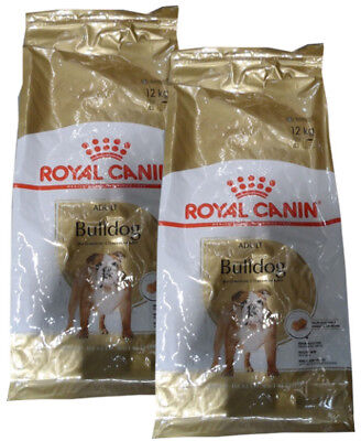2x12kg Royal Canin Bulldog Adult  Cane