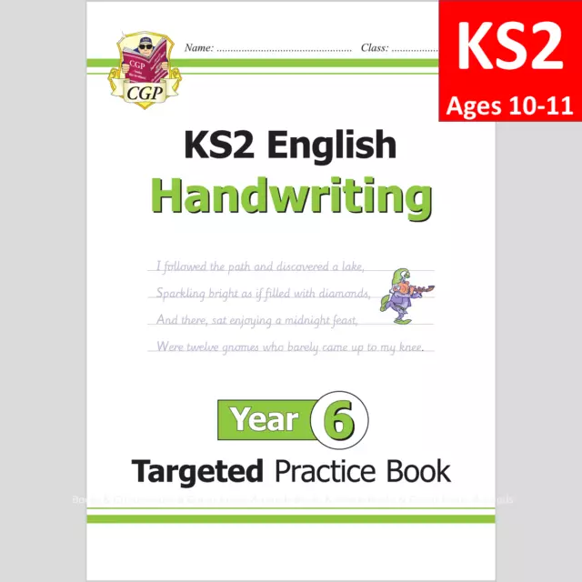 KS2 Year 6 English Targeted Practice Book Handwriting Ages 10-11 Cgp