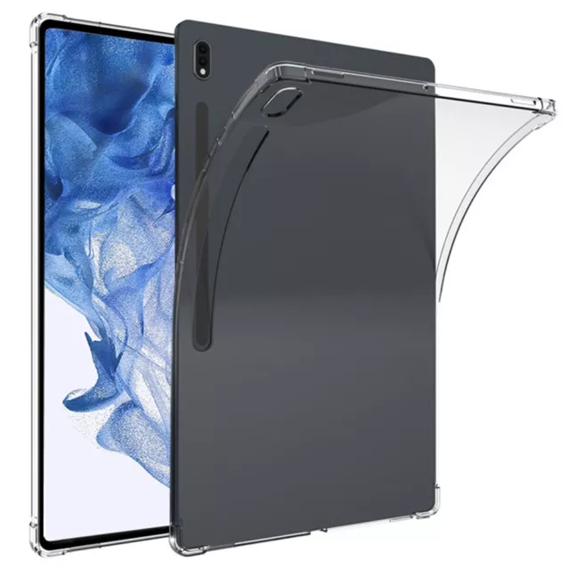 TPU Silikon Case für Samsung Galaxy Tab S8 11 / S7 11 mit Luftkissen Eckenschutz