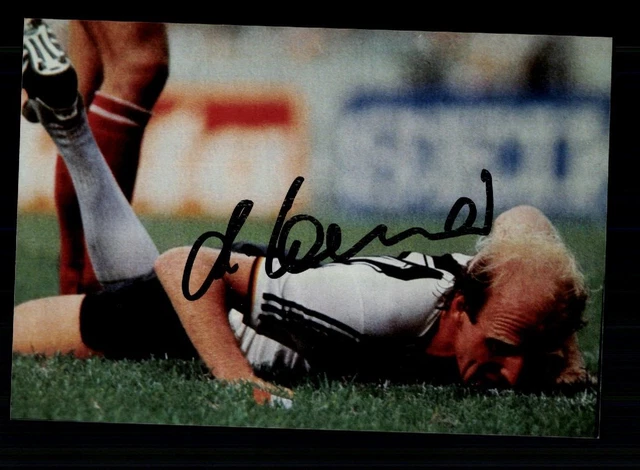 Photo Dédicacée Karl Ringel – Joueur National Allemand Années 50 – Original