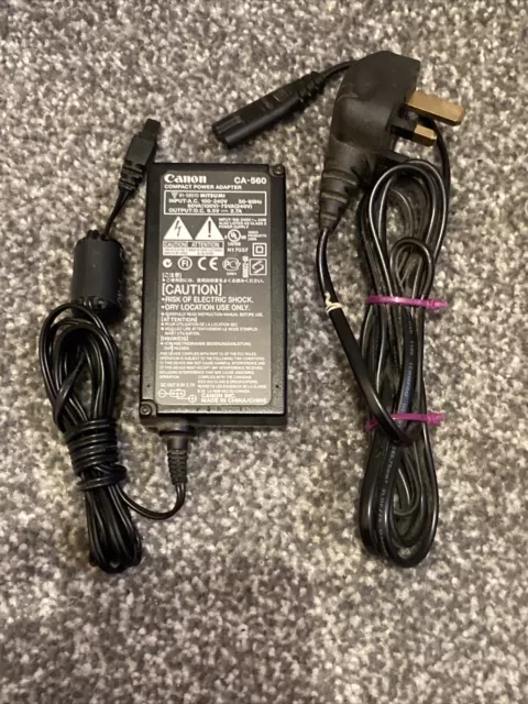 CANON CA-560 9.5V 2.7A Compact Power Adapter Tested
