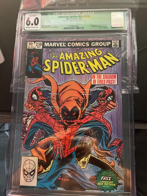 Amazing Spider-man 238 CGC 6.0, 1st app Hobgoblin, No Tattooz
