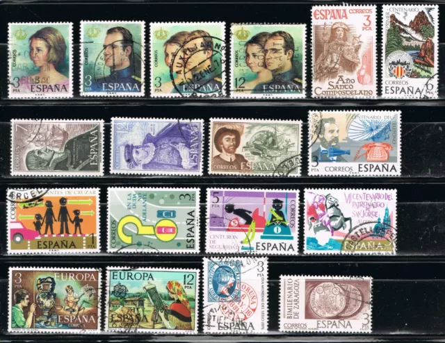 Sellos España 1976. Año completo. Edifil 2302 al 2380. Usado. 5 fotos