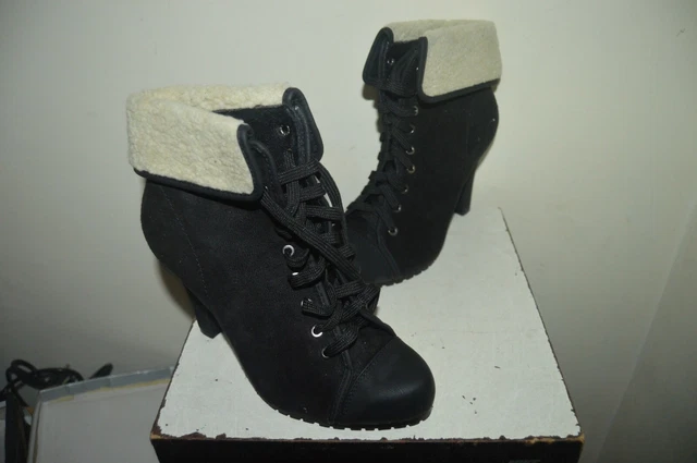 Chaussure Bottine Botte  Talon Fourre Max Shoes  Taille 39 Neuf