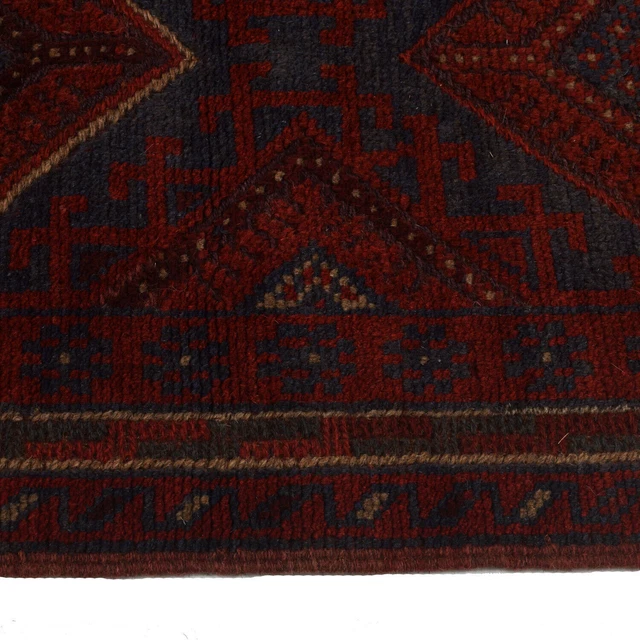 Corredor de entrada tradicional Mashwani oriental con puerta tejida a mano 242x59 W17066