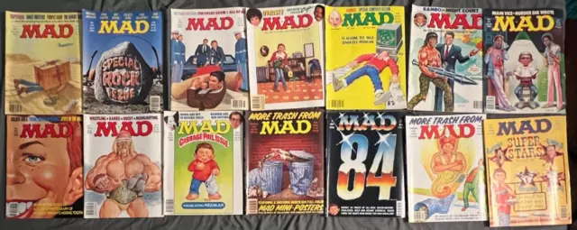 MAD Magazine Lot of 14 (253 - 256, 258 - 259, 261, 263 - 265, + Others)