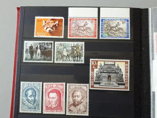 timbres Belgique :  1961 - 1968 NEUF **