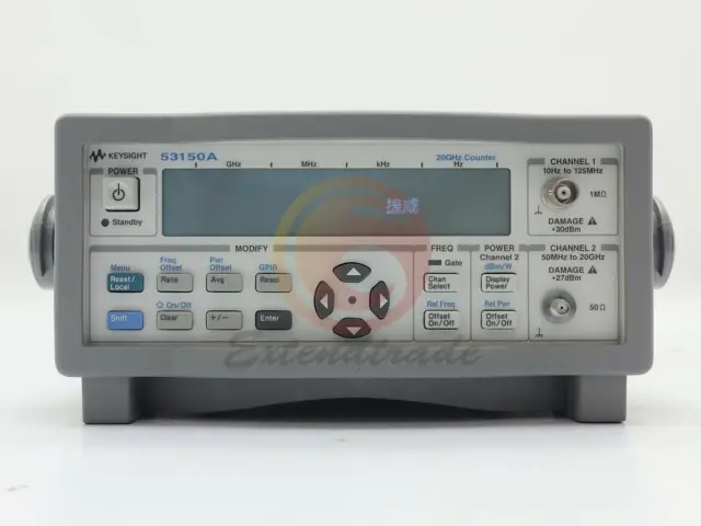 Un contatore di frequenza microonde usato HP 53150A 20 GHz
