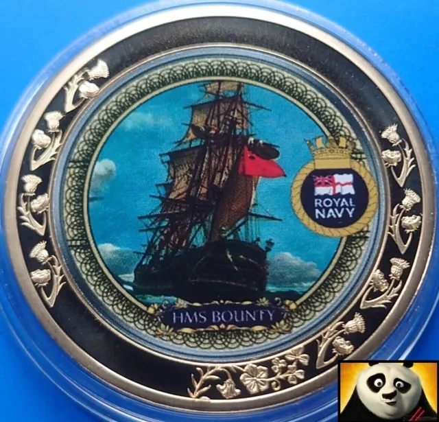 2020 Ships of the Royal Navy HMS BOUNTY 40mm Commemorative Coin Medal