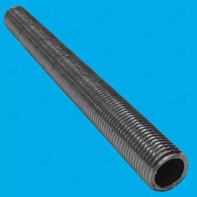 5x M10 100mm x 10mm à Filetage Creux Filète Canne Tube, Électrique Lampe Douille