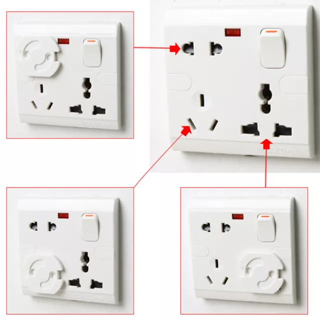 10X Child Guard Against Electric Shock EU Safety Protector Socket Cover Cap YJ 3