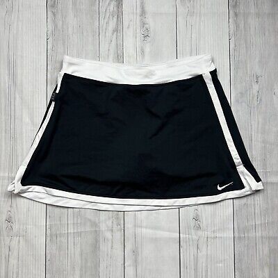 Nike Dri Fit Athletic Built In Brief Tennis Skirt Girl's Size Large - Black