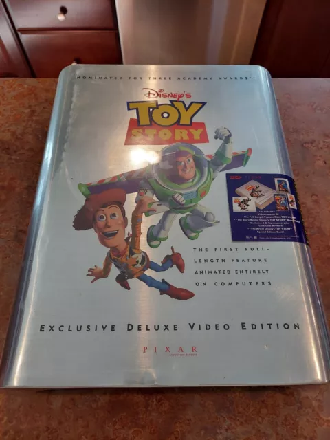 Toy Story Exclusive Deluxe Video Edition Pixar Disney Box Set VHS